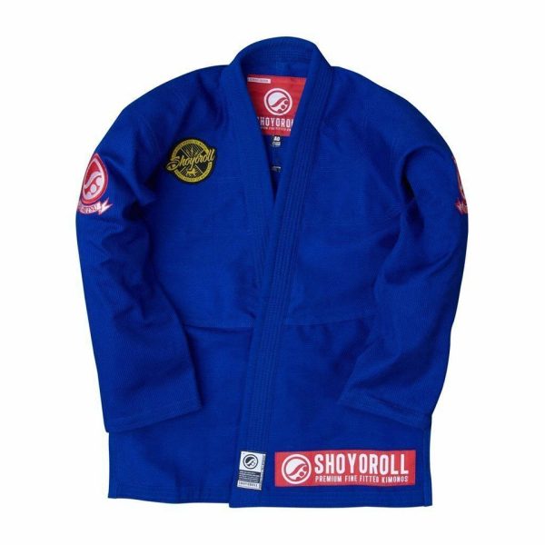 Blue, White, Black Shoyoroll -Jitsu Gi Batch 71 Competitor Uniform with bag