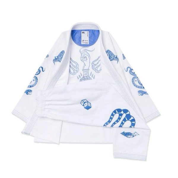 Brand Albine & Preto year of the [White] Snake YOTS Gi Best selling jiu jitsu