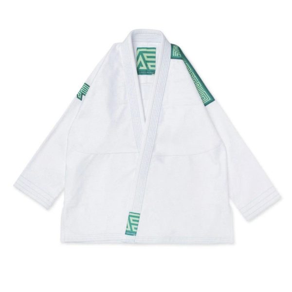 Best Selling Albine & Preto [White] BJJ Gi GAS Herringbone Classic Model