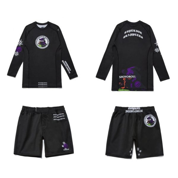 Athens Batch #128 Shoyoroll Training Rash Guard LS Short BJJ Competitor Kimono