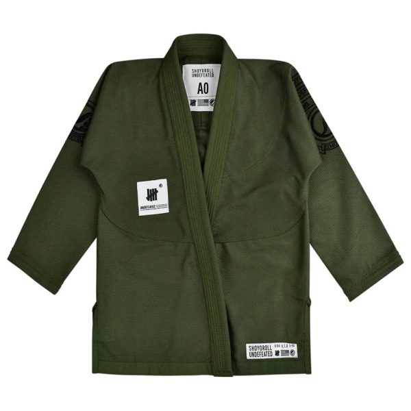 Best Selling for Child & Adult BJJ Gi Shoyoroll Batch# 31 Olive Green & White Jiu jitsu